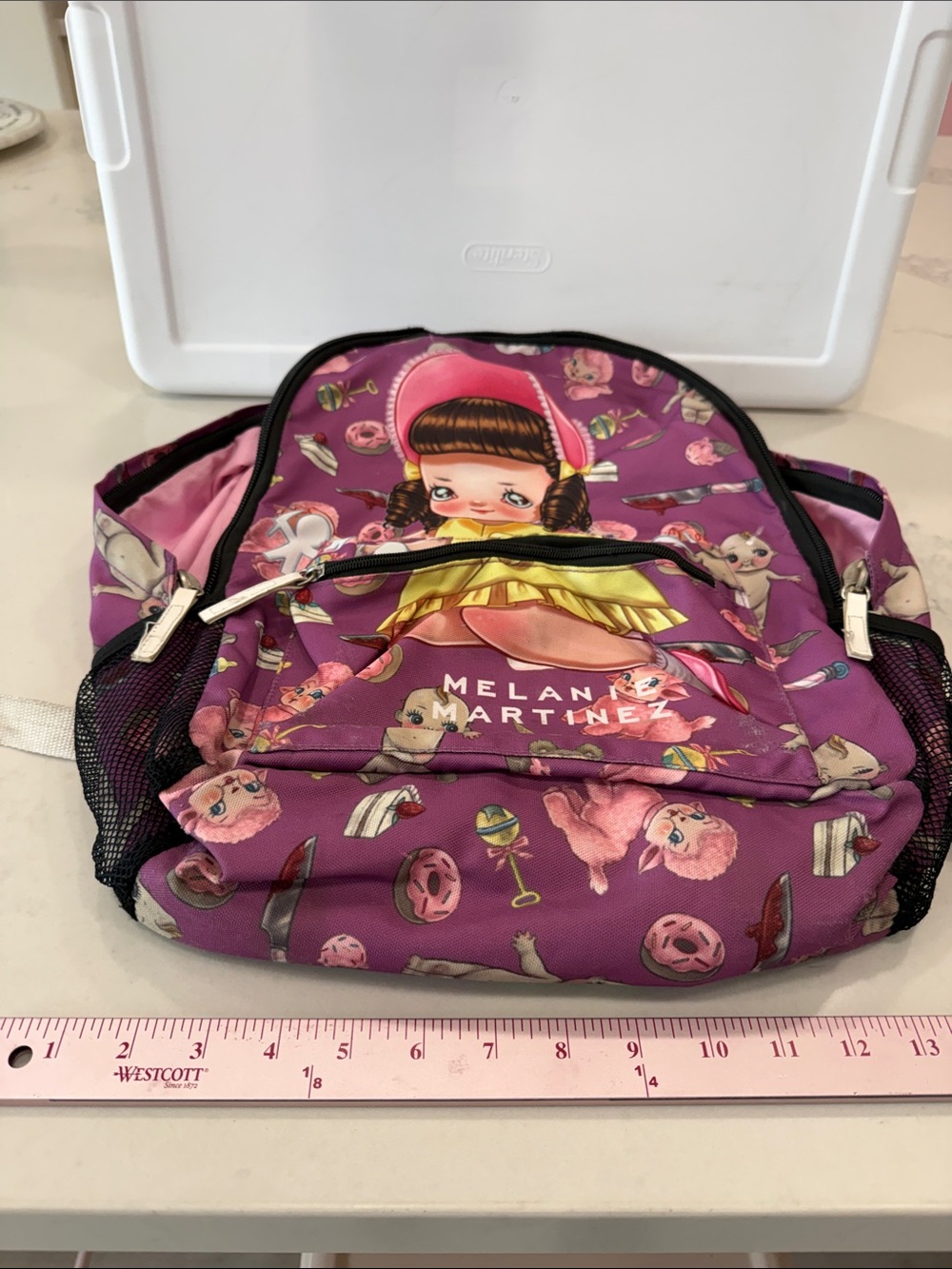 Melanie Martinez Purple Character Backpack - Picture 9 of 10